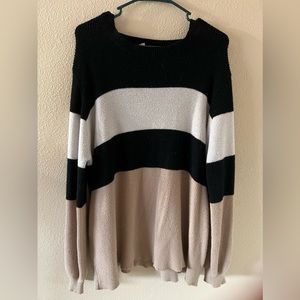 2XL Chic Soul striped sweater. Good condition